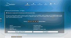 Desktop Screenshot of diariste.fr